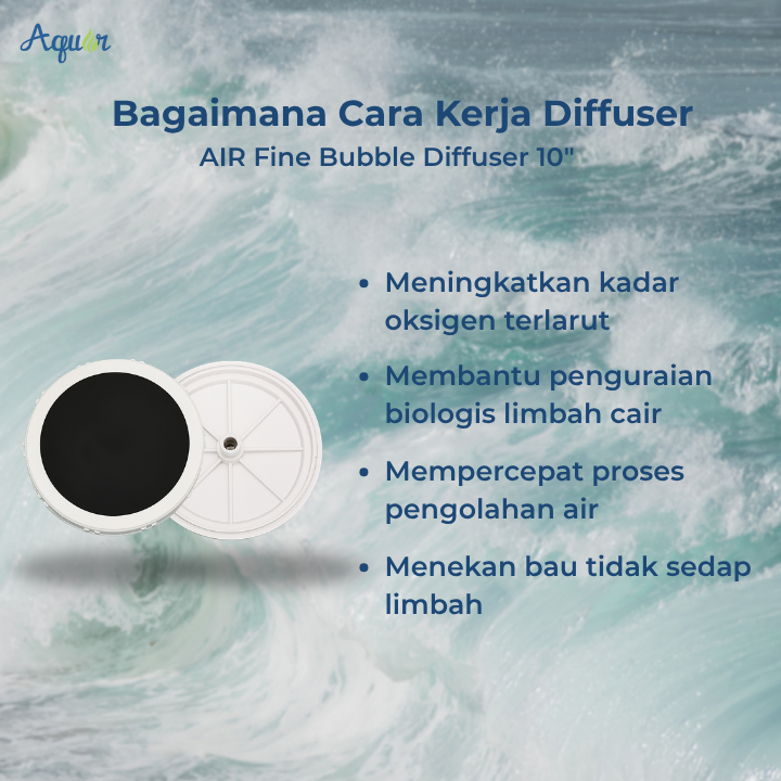 Kelebihan Coarse bubble diffuser hfm 10 Inch